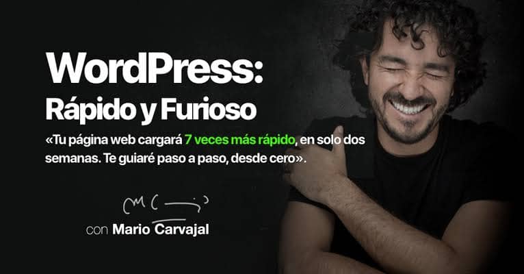Wordpress Rápido y Furioso por Mario Carvajal